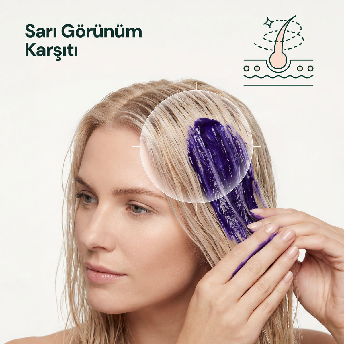BioKap Bellezza Sararma Karşıtı Mor Maske 150 ml