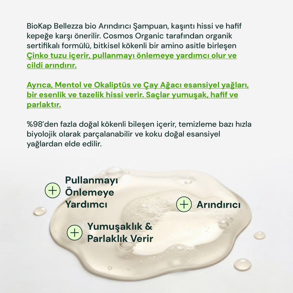 BioKap Bellezza Bio Arındırıcı Şampuan 200 ml