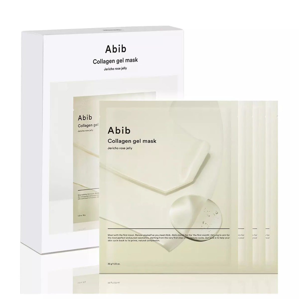 Abib Collagen Gel Mask Jericho Rose Jelly (Elastikiyet Artırıcı ve Kırışıklık Karşıtı Jel Maske) 4'lü Paket
