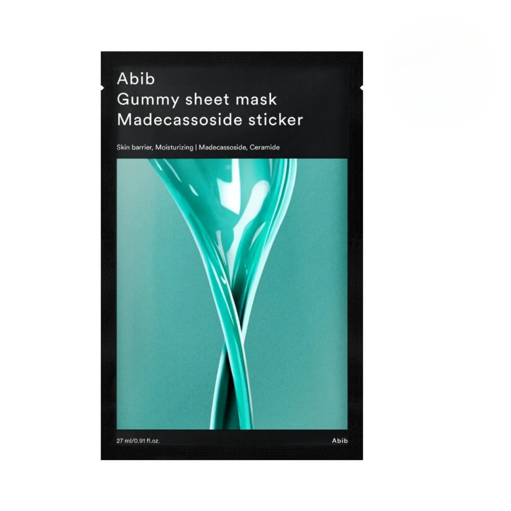 Abib Gummy Sheet Mask Madecassoside Sticker (Bariyer Güçlendirici ve Onarıcı Maske) 1 Adet