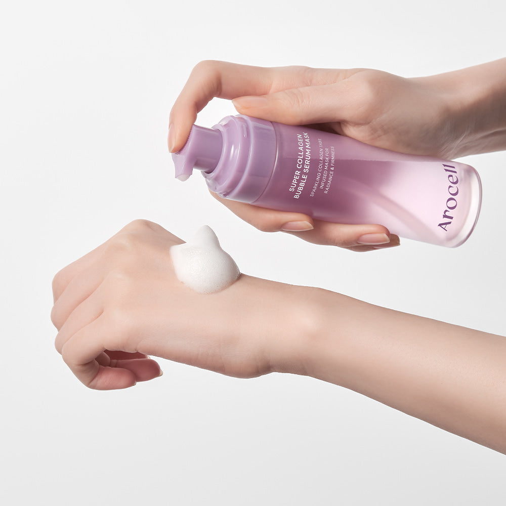 AROCELL Super Collagen Bubble Serum Mask (Köpüren Kolajen Serum Maske) 90mL ürün görseli