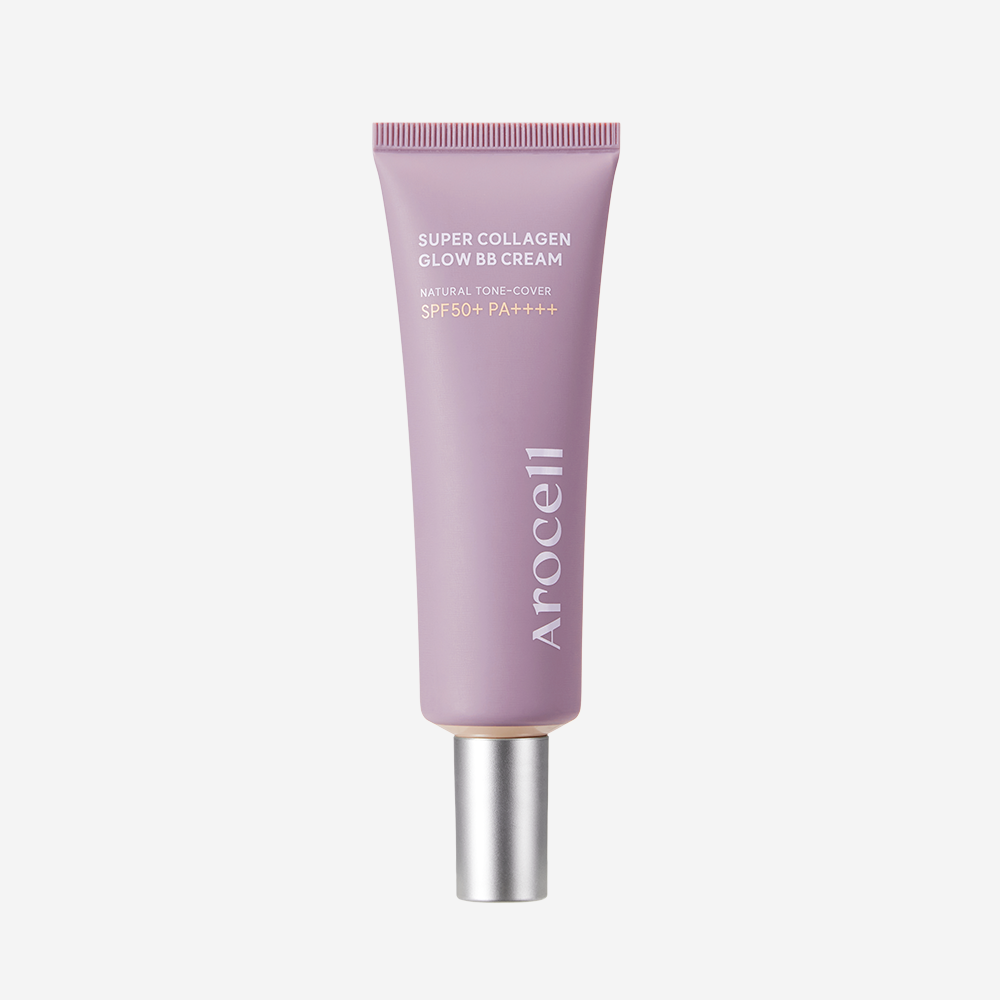 Arocell, Super Collagen Glow BB Cream (Kolajen Destekli Güneş Koruyucu BB Krem) 40mL