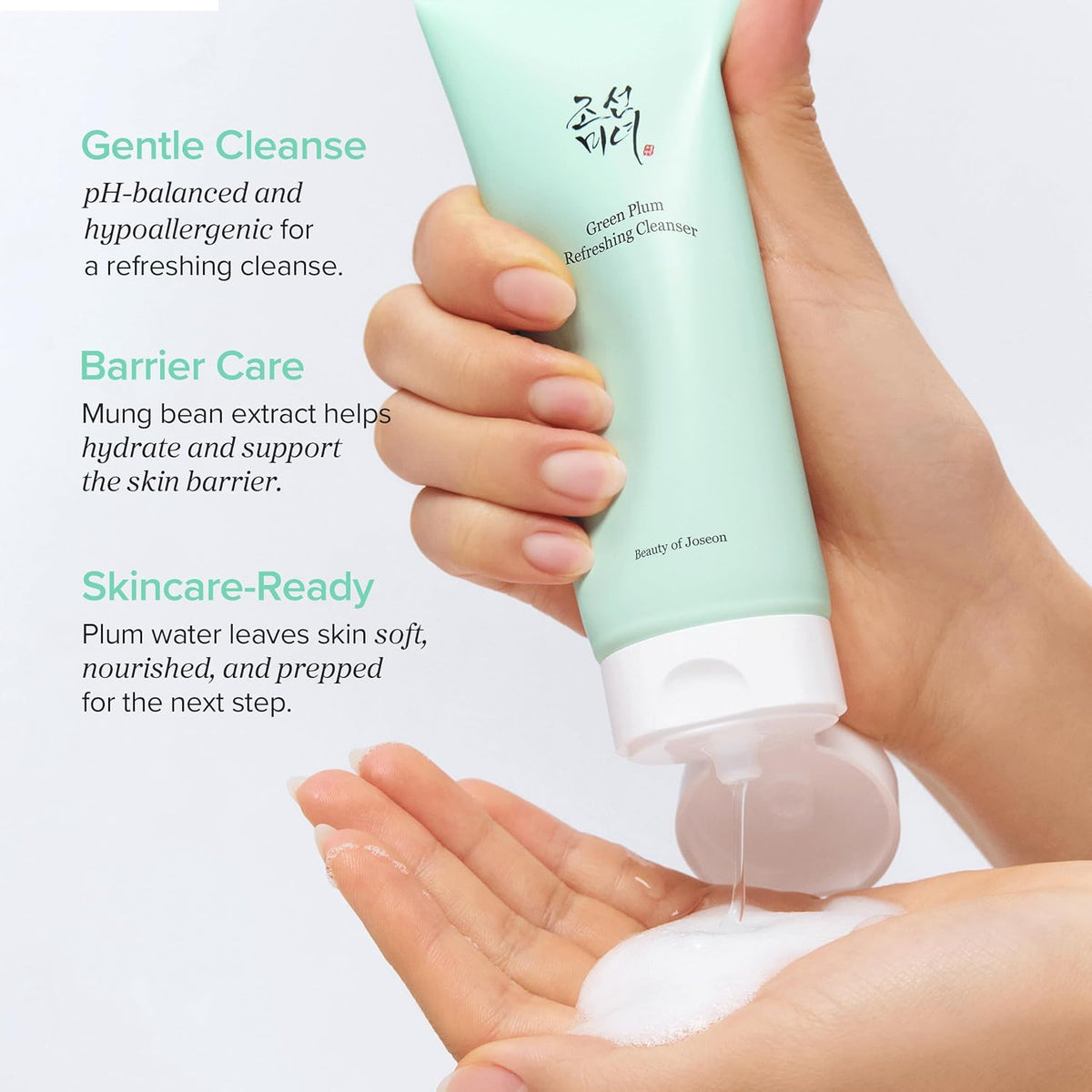 Beauty of Joseon Green Plum Refreshing Cleanser (Yeşil Erik & Maş Fasulyeli Nazik Yüz Temizleme Jeli) 100mL ürün görseli