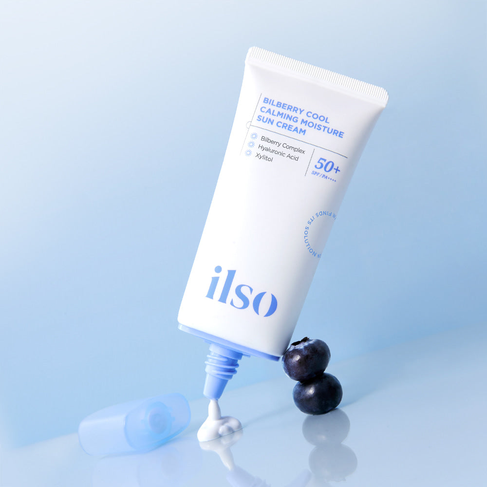ILSO Bilberry Cool Calming Moisture Sun Cream SPF50+ PA++++ görsel 1
