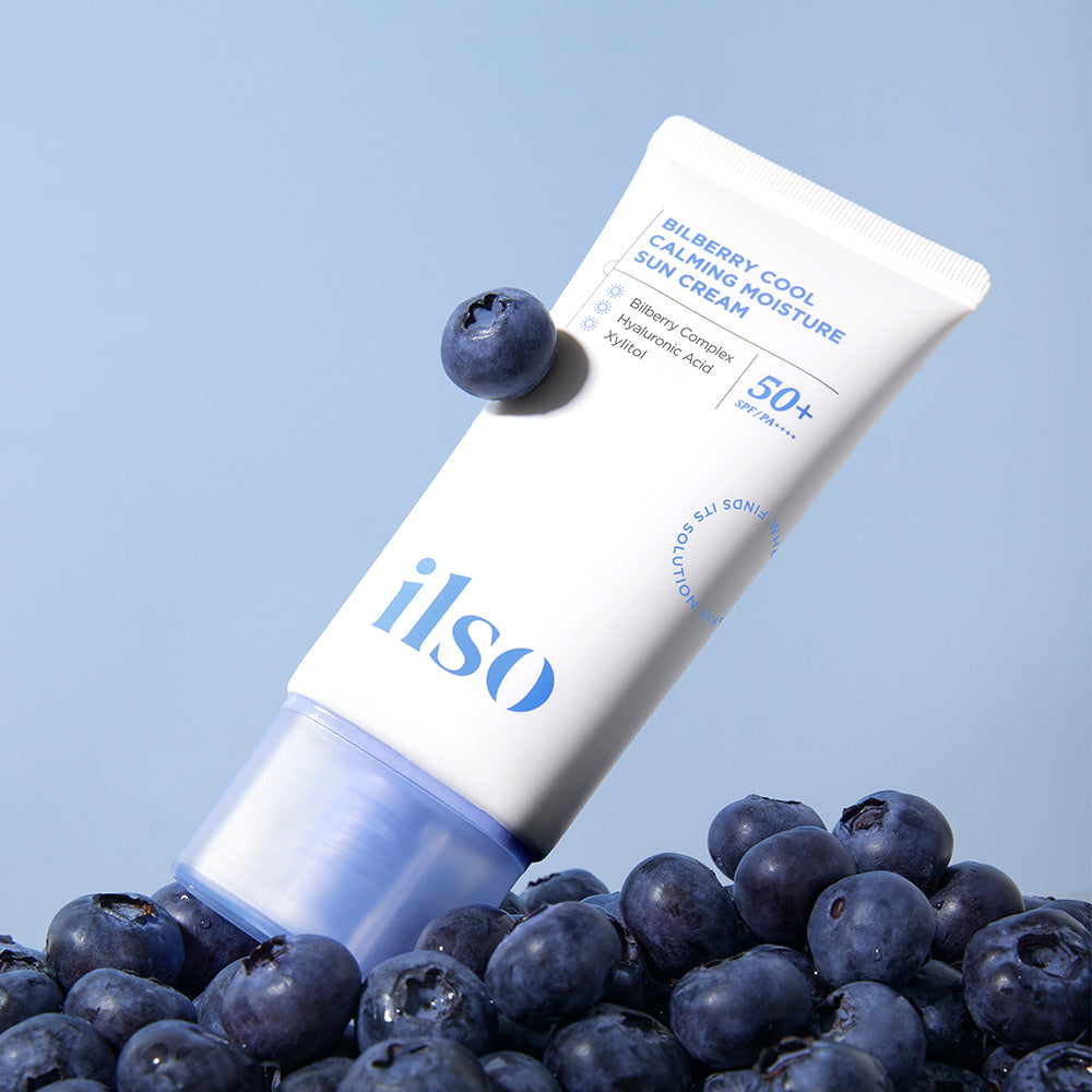 ILSO Bilberry Cool Calming Moisture Sun Cream SPF50+ PA++++ görsel 2