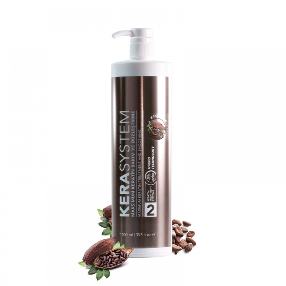 Kerasystem Maksimum Keratin Bakım ve Düzleştirme Kakao 1000 ml – Ürün görseli 1