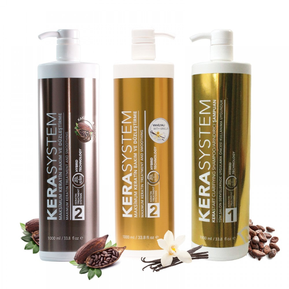 Kerasystem Maksimum Keratin Bakım ve Düzleştirme Kakao 1000 ml – Ürün görseli 2
