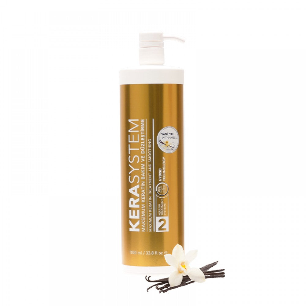 Kerasystem Maksimum Keratin Bakım ve Düzleştirme Vanilya 1000 ml – Ürün görseli 1