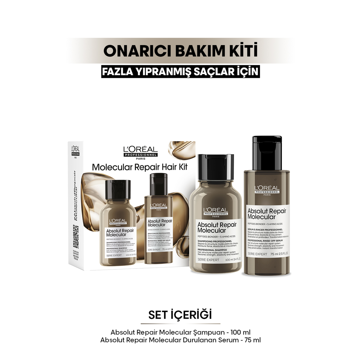 L’Oréal Professionnel Absolut Repair Molecular Mini İkili Bakım Seti