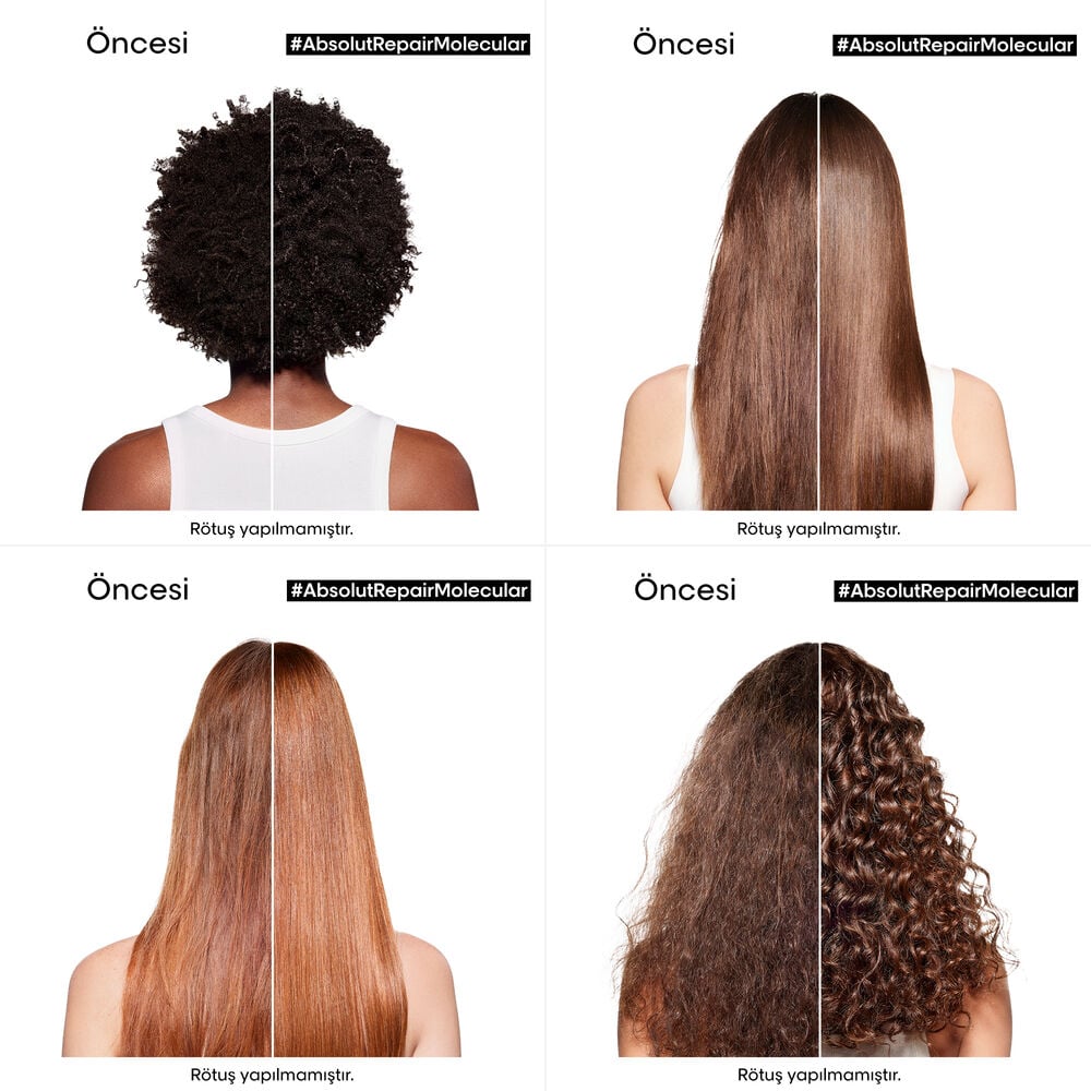L’Oréal Professionnel Absolut Repair Molecular Tüm Yıpranmış Saçlar İçin Arındırıcı Sülfatsız Şampuan