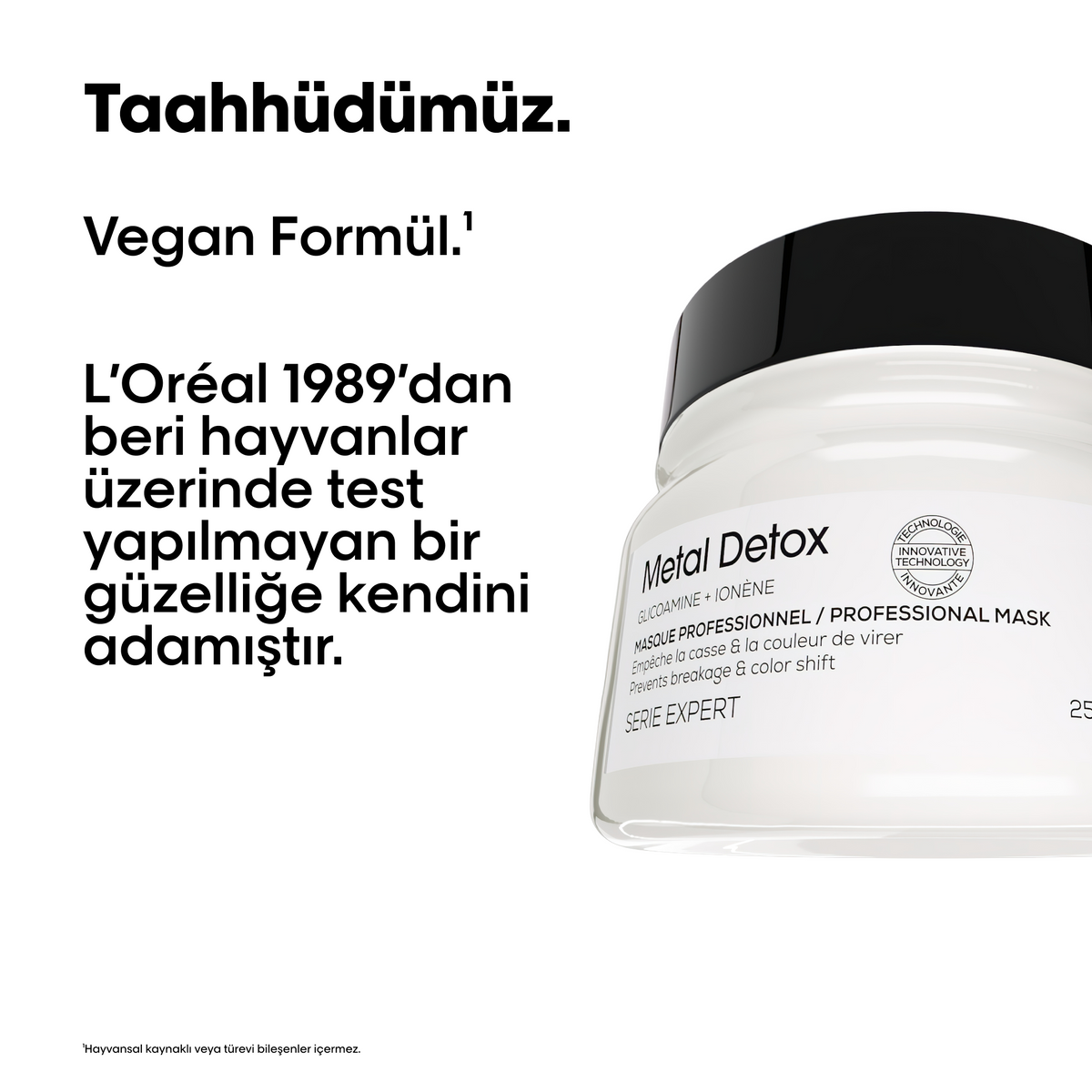 L’Oréal Professionnel Metal Detox Metal Birikimi Karşıtı Saç Maskesi
