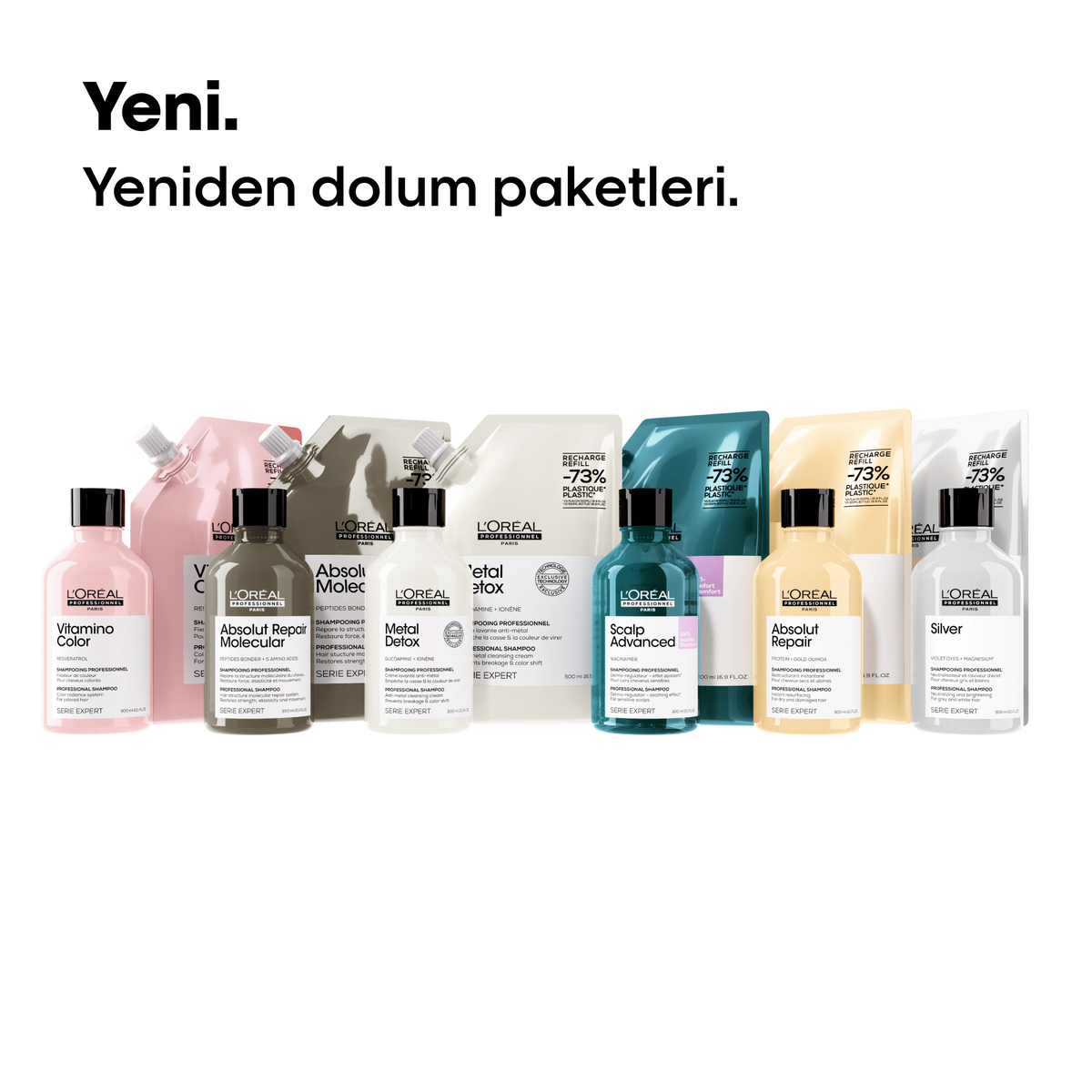 Loreal Professionnel Paris Serie Expert Scalp Advanced Hassas Saç Derisi için Profesyonel Şampuan Refill 500 ml - Görsel 2