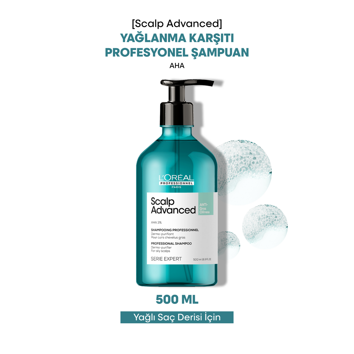 Loreal Professionnel Paris Serie Expert Scalp Advanced Yağlanma Karşıtı Profesyonel Şampuan 500 ml - Görsel 4