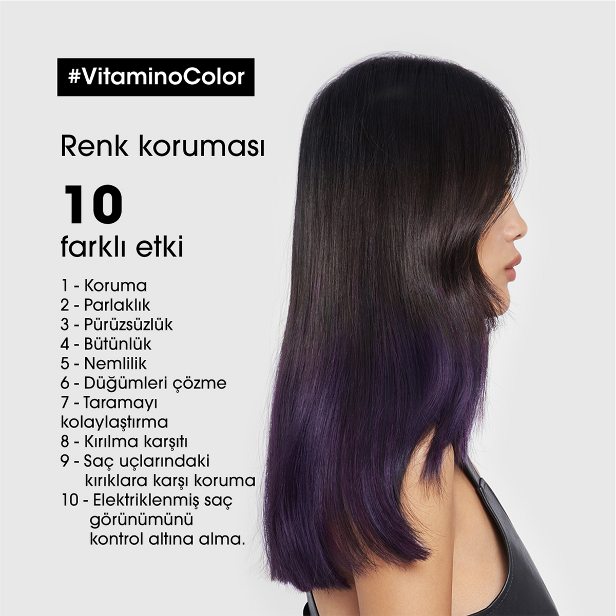 Loreal Professionnel Paris Serie Expert Vitamino Color Boyalı Saçlar Için 10 Etkili Bakım Spreyi 190 ml - 4
