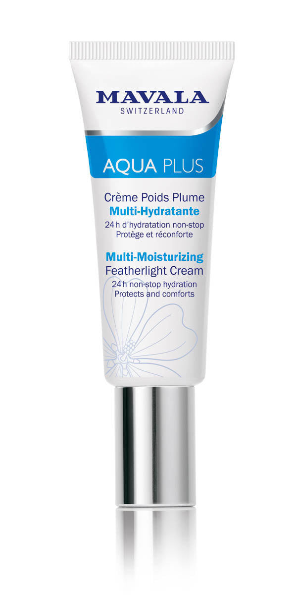Mavala Aqua Plus Multi Nemlendirici Tüyhafif Krem 45ml kullanım ve ürün görseli