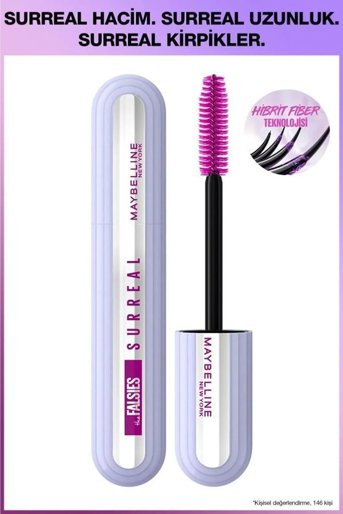 Maybelline New York Falsies Surreal Waterproof Suya Dayanıklı Maskara – Ürün görseli