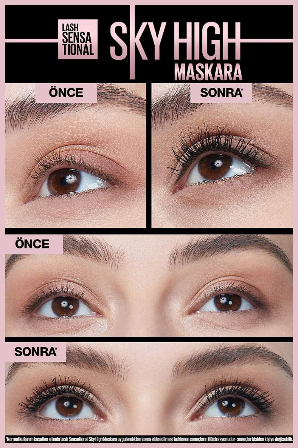 Maybelline New York Lash Sensational Sky High Suya Dayanıklı Waterproof Maskara – Detay 2