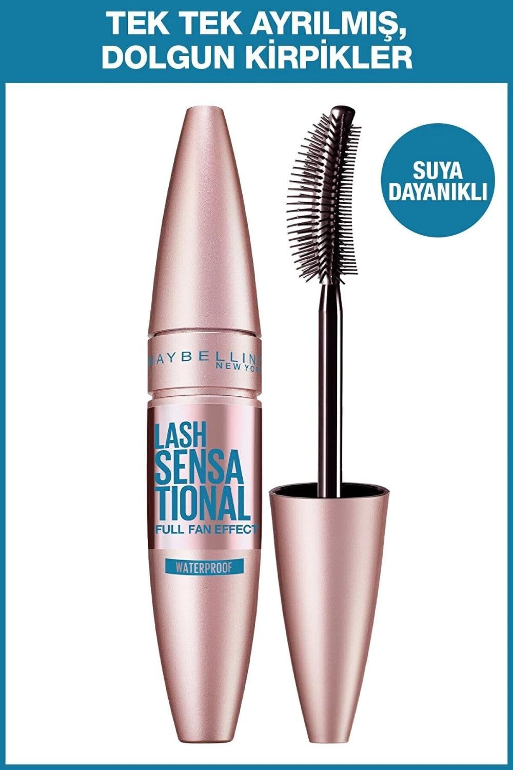 Maybelline New York Lash Sensational Waterproof Suya Dayanıklı Maskara – Ürün görseli