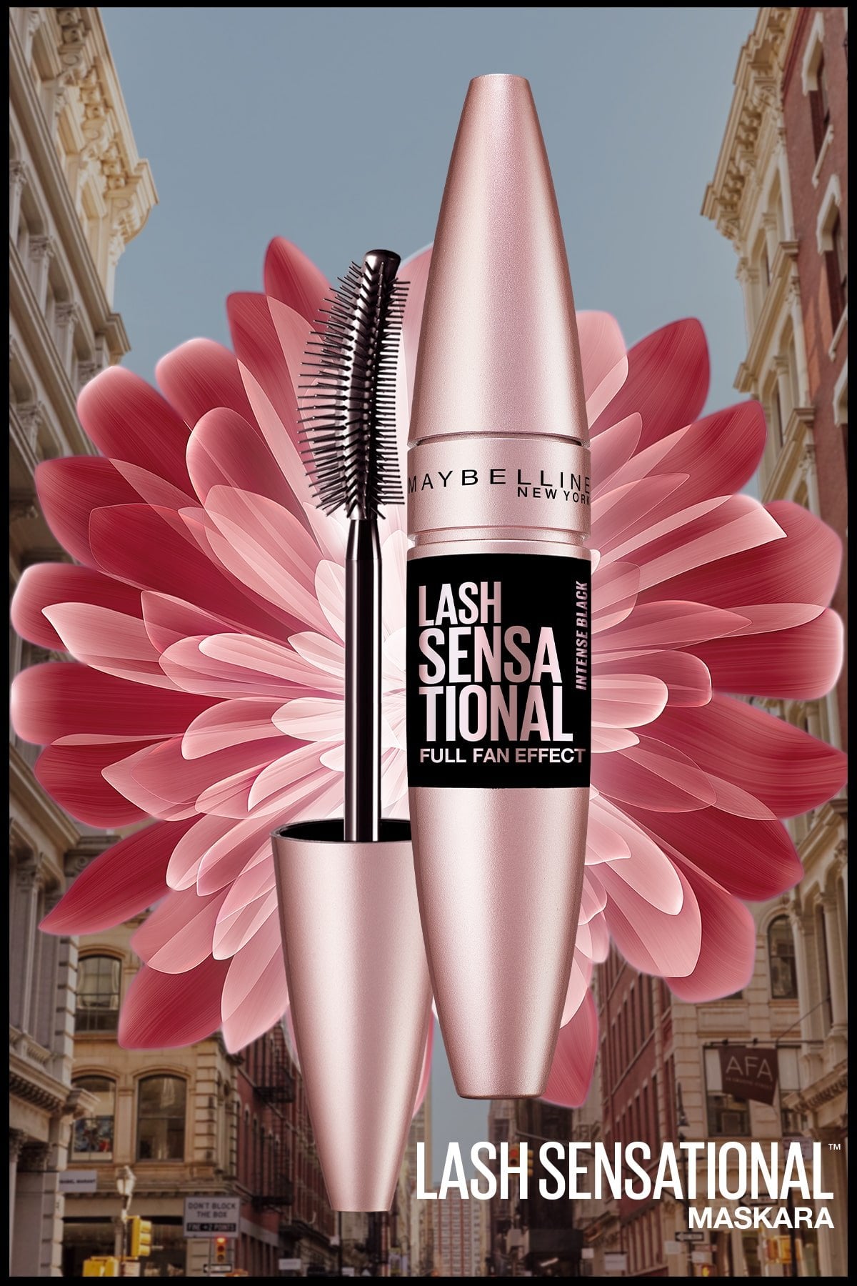 Maybelline New York Lash Sensational Yelpaze Etkili Intense Black Maskara – Detay 3