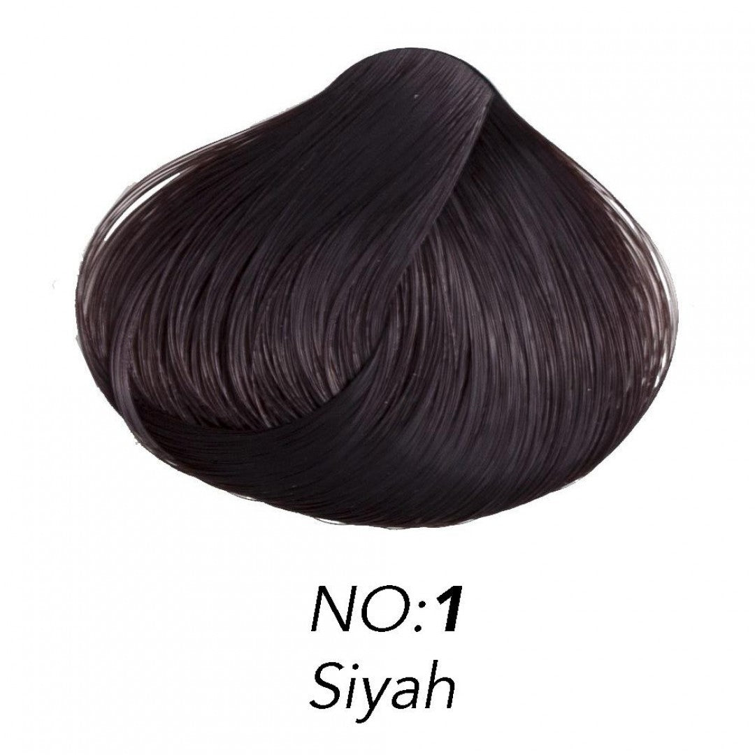 Organic Colour Systems 150 ml 1 Siyah renk kartelası