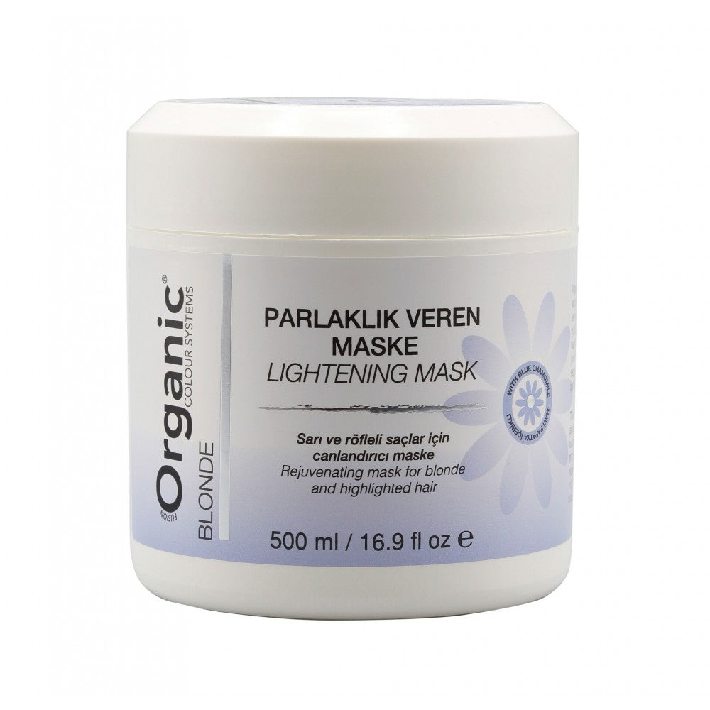 Organic Colour Systems Blonde Lightening Mask 500 ml  - Parlaklık Veren Maske – Ürün görseli 1