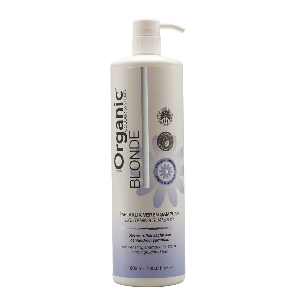 Organic Colour Systems Blonde Lightening Shampoo 1000 ml - Parlaklık Veren Şampuan – Ürün görseli 1