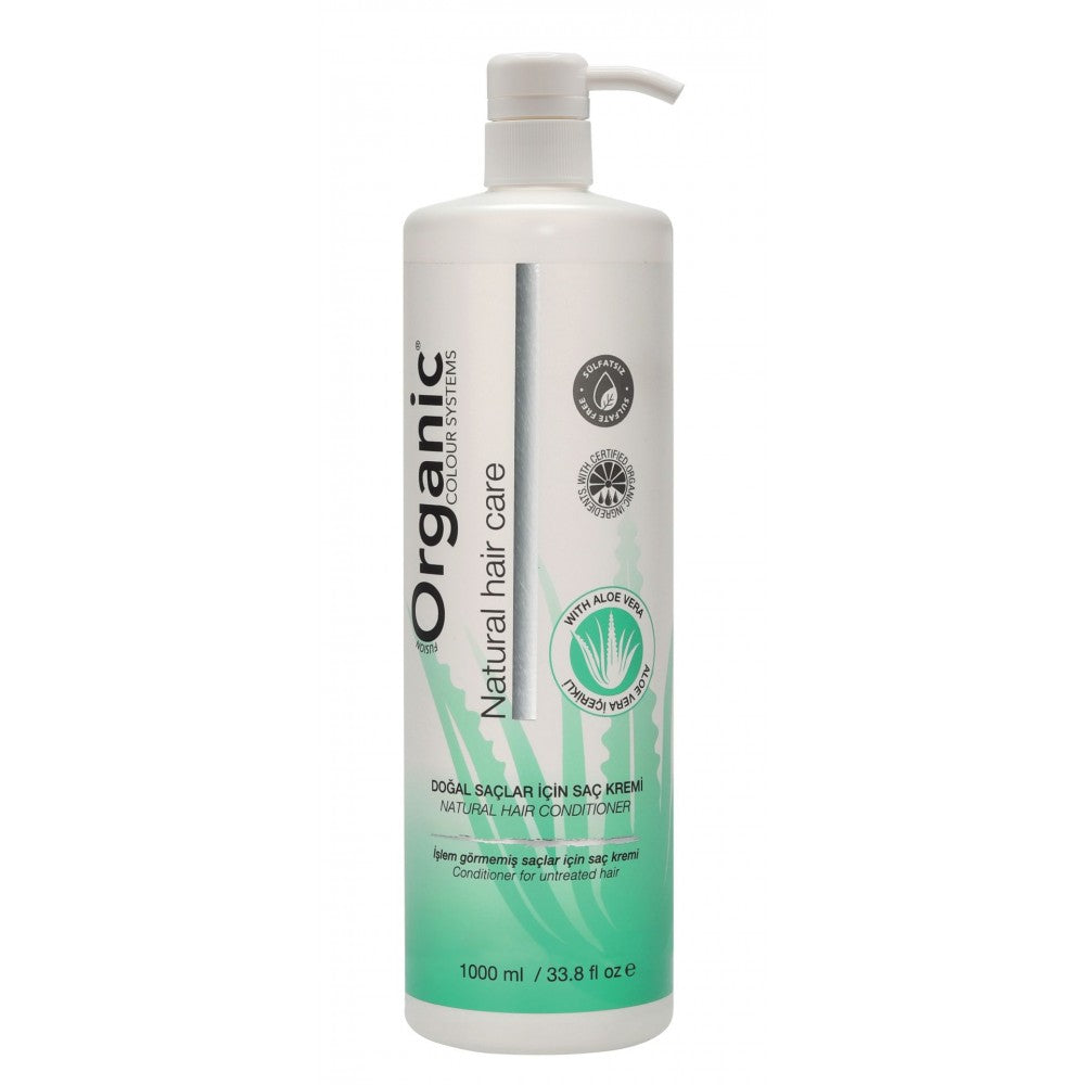 Organic Colour Systems Natural Hair Conditioner 1000 ml - İşlem Görmemiş Saçlar İçin Saç Kremi – Ürün görseli 1