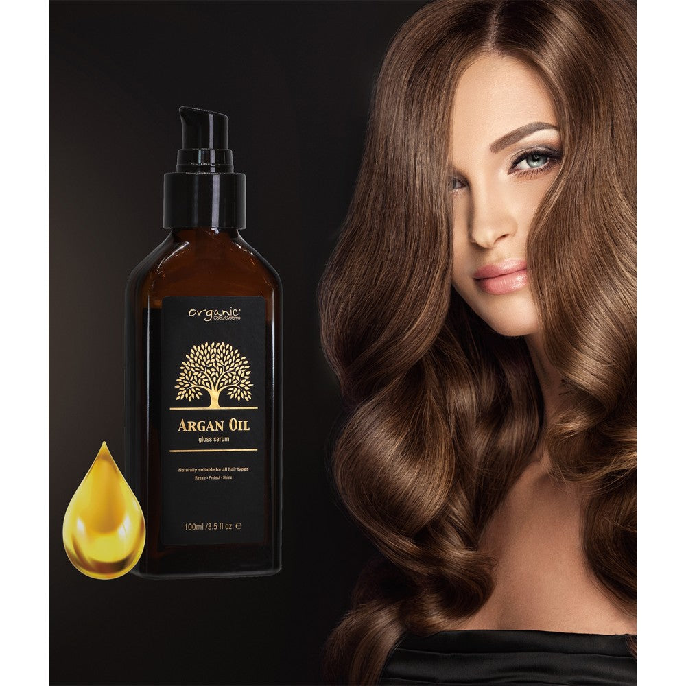 Organic Colour Systems Organic Argan Oil 1000 ml - Argan Yağlı Saç Bakım Serumu – Ürün görseli 2