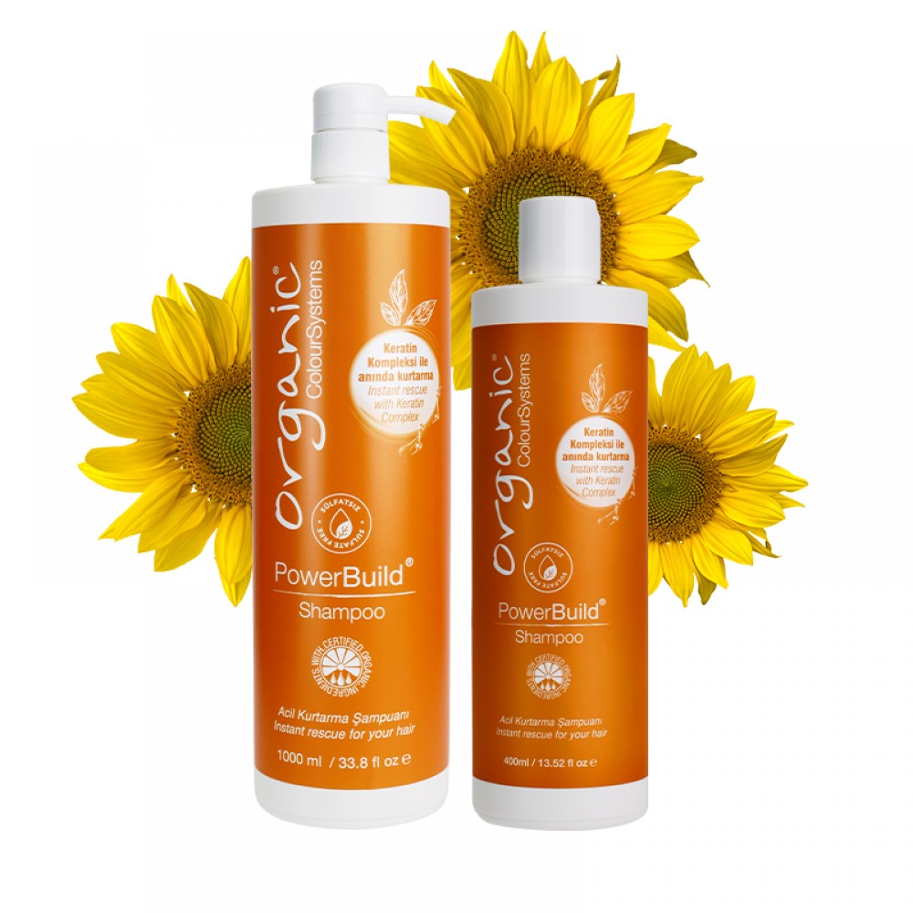 Organic Colour Systems PowerBuild Shampoo Onarıcı Şampuan 1000 ml – Ürün görseli 1