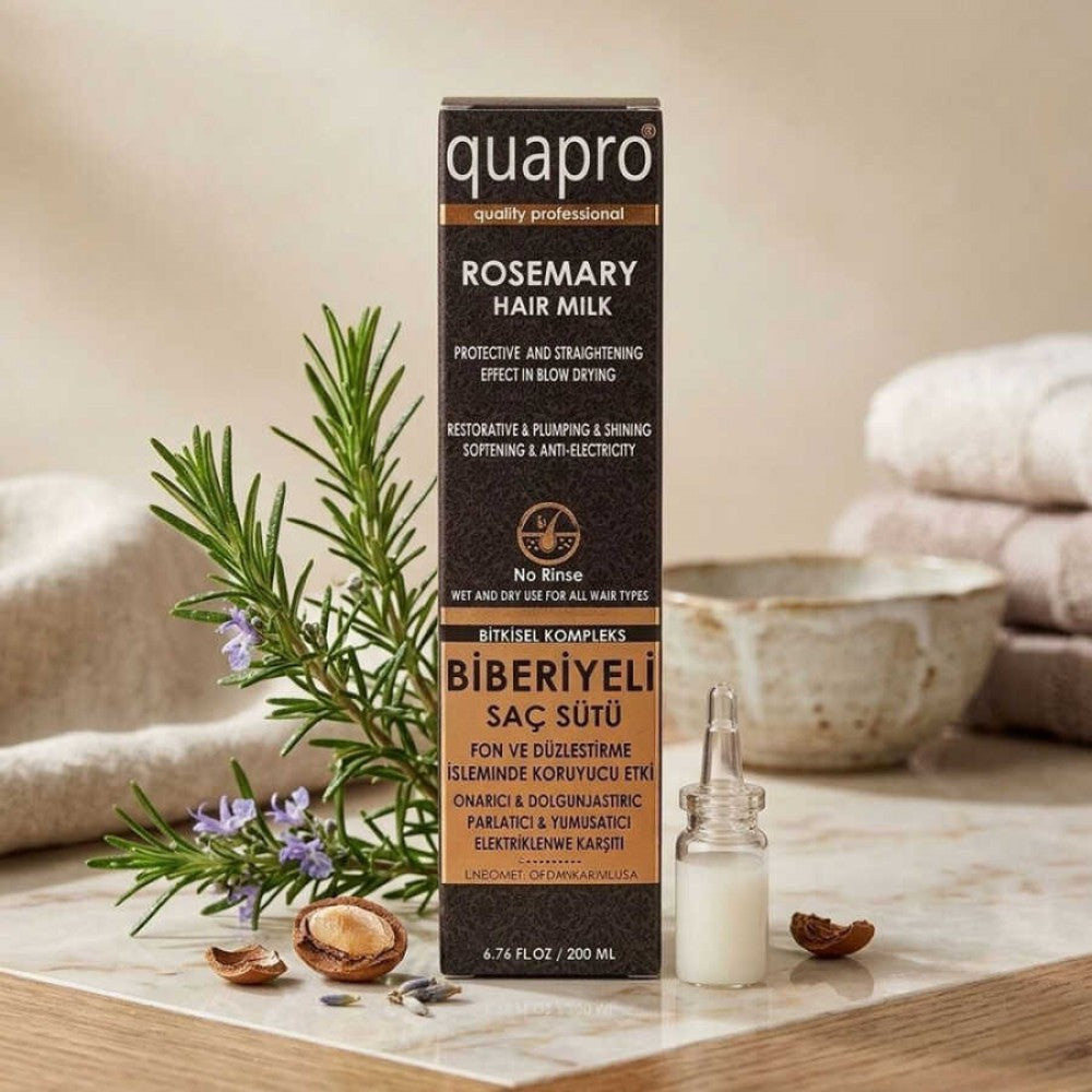 QUAPRO Biberiyeli Saç Sütü 200 ml - Güçlendirici ve Koruyucu Bakım – Ürün görseli 2