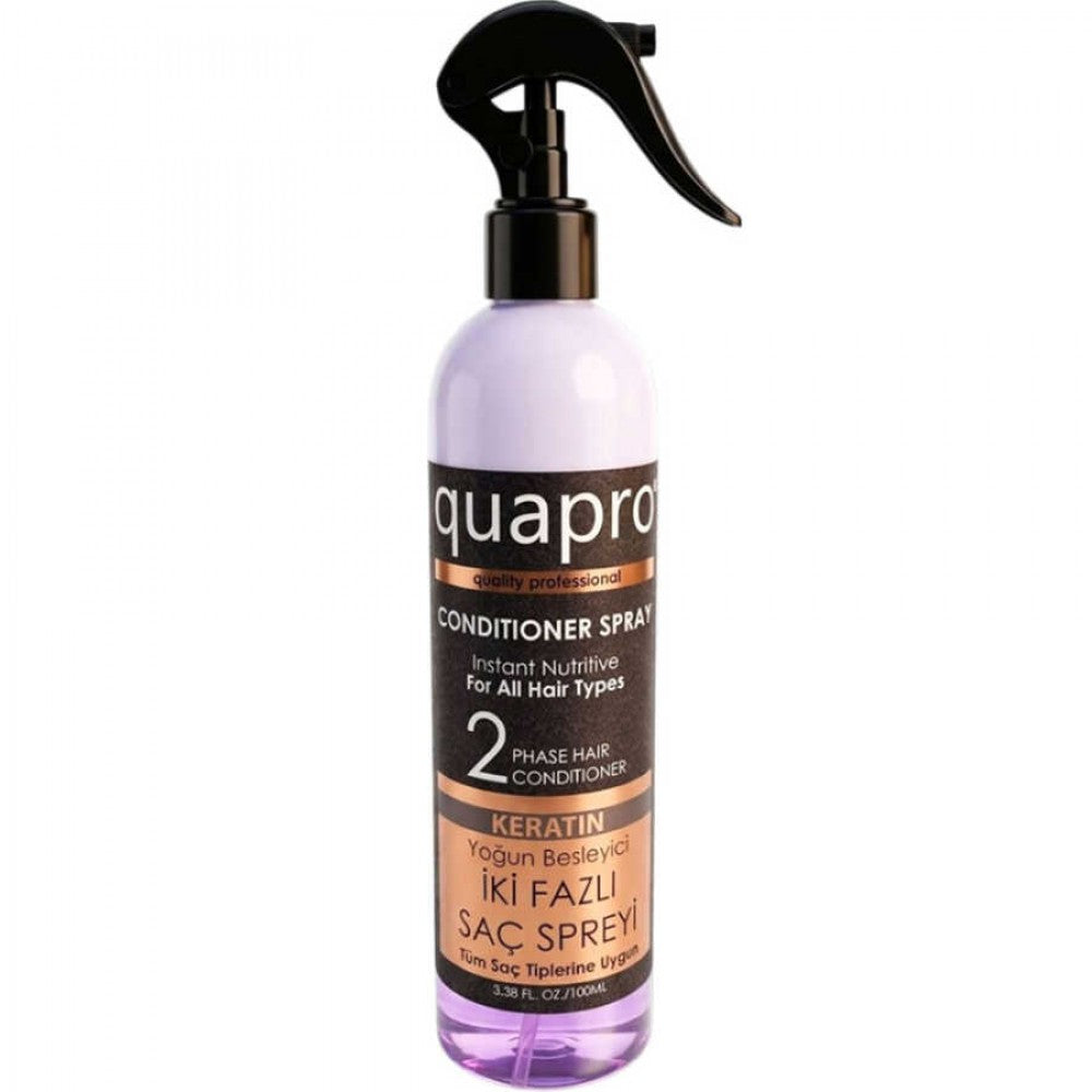 QUAPRO Fön Suyu Keratin 400 ml - Onarıcı Şekillendirici ve Bakım Spreyi – Ürün görseli 1