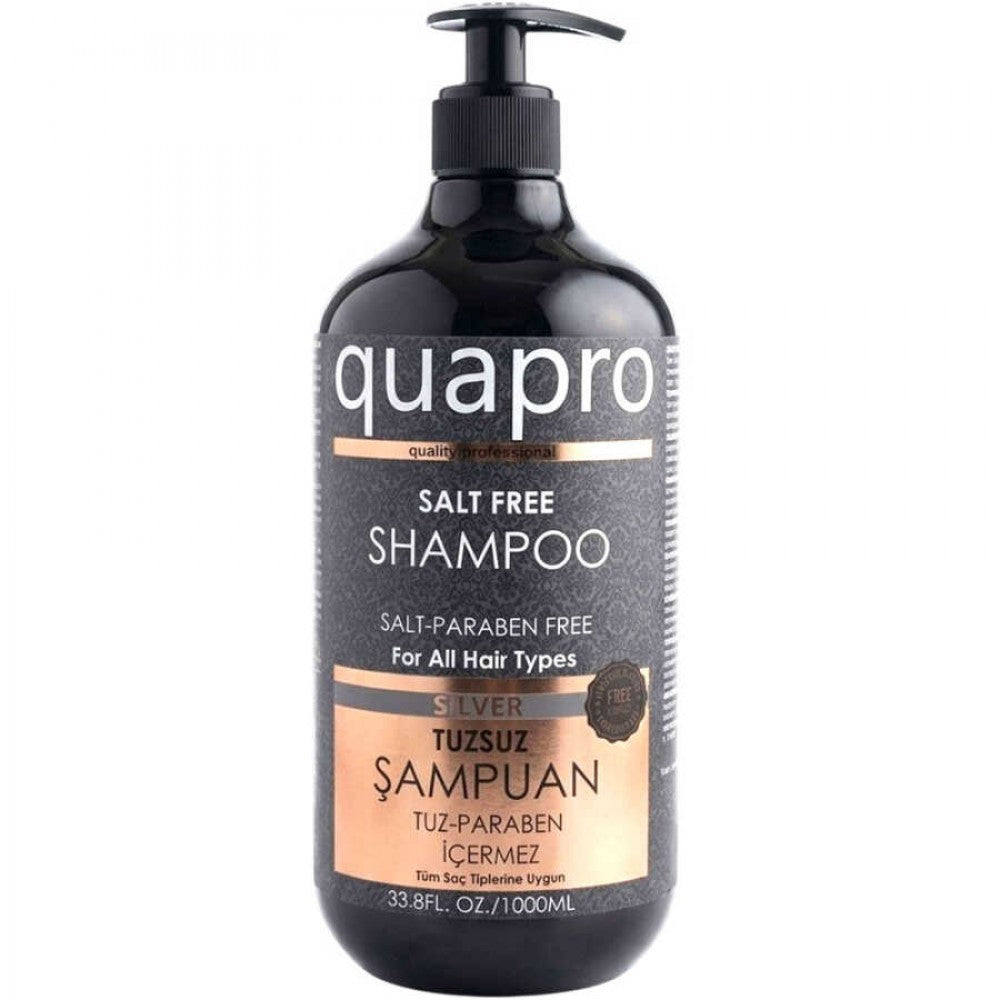 QUAPRO Silver Şampuan 1000 ml - Turunculuk Karşıtı Profesyonel Bakım – Ürün görseli 1