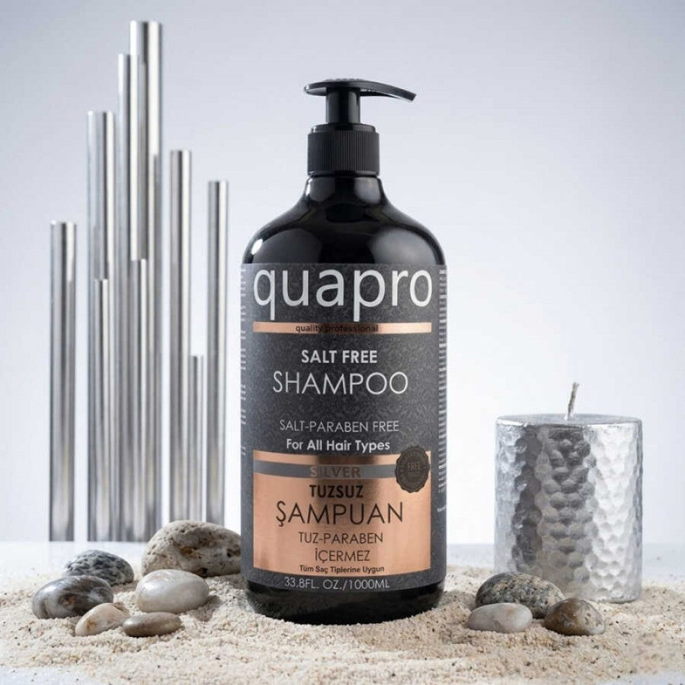 QUAPRO Silver Şampuan 1000 ml - Turunculuk Karşıtı Profesyonel Bakım – Ürün görseli 2