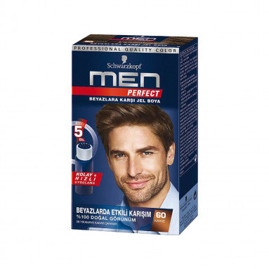 Schwarzkopf Men Perfect 60 Kahve Erkek Saç Boyası 80 ml
