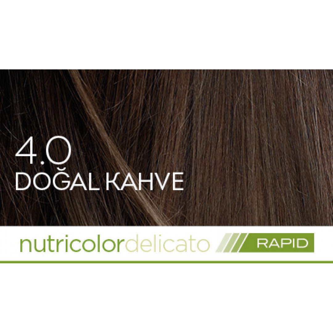 Biokap Nutricolor Delicato Rapid Saç Boyası 135 ml - 4.0 Doğal Kahve Biokap Nutricolor Delicato Rapid Saç Boyası 135 ml - 4.0 Doğal Kahve