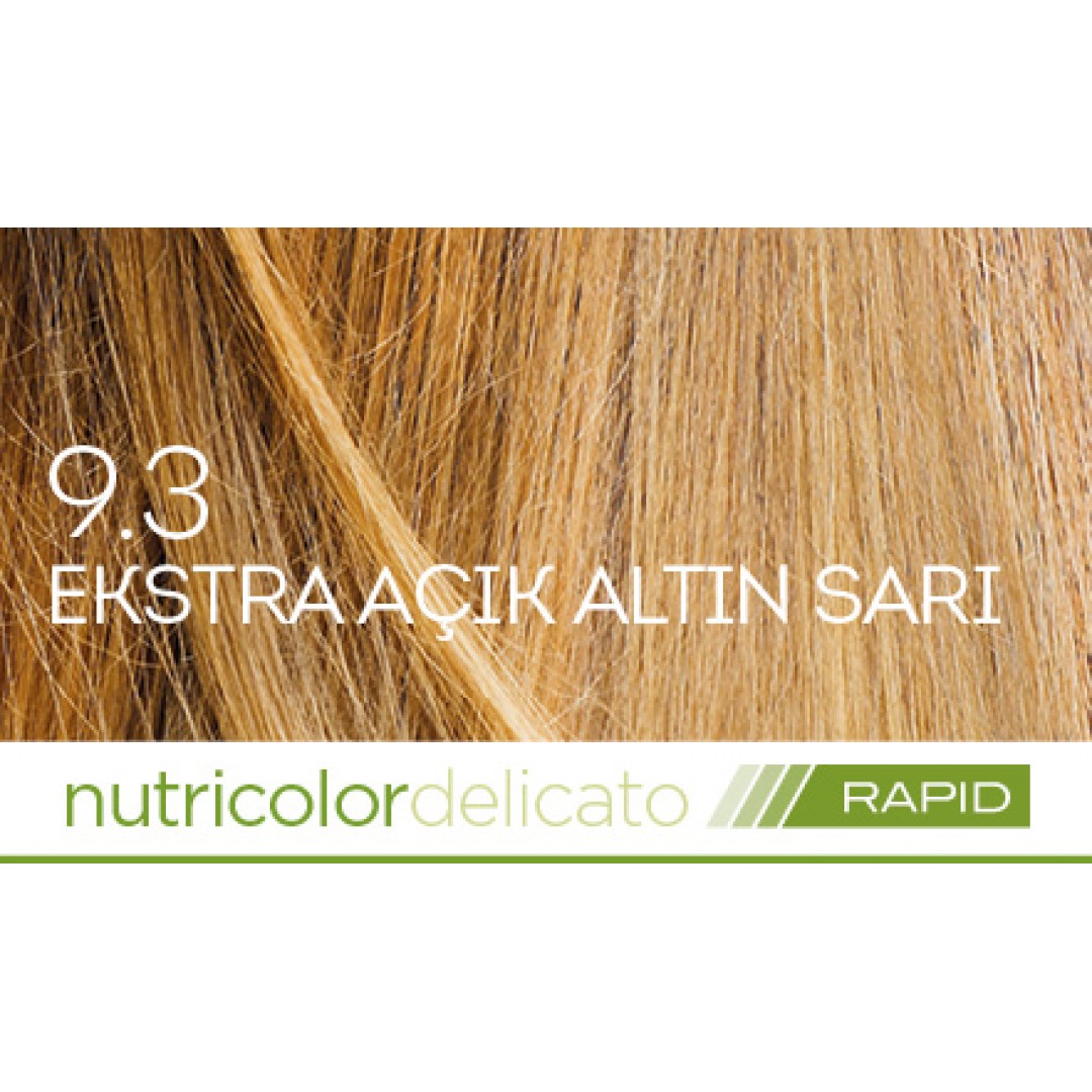 Biokap Nutricolor Delicato Rapid Saç Boyası 135 ml - 9.3 Ekstra Açık Altın Sarı