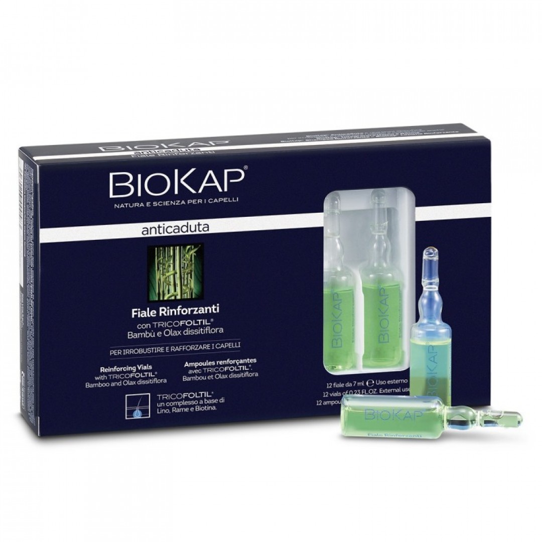 Biokap Tricofoltil İçerikli Dökülme Karşıtı Ampul Saç Serumu - 12x7 ml