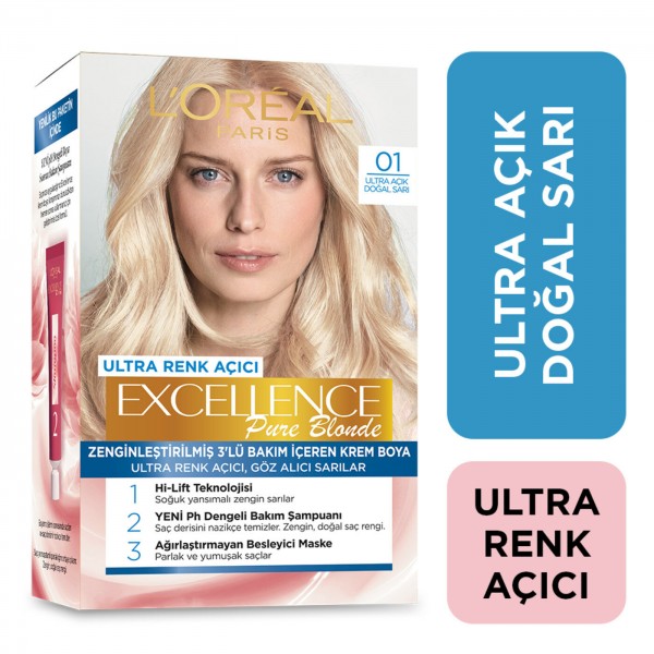 Loreal Paris Excellence Creme Saç Boyası No 01 Blonde Supreme