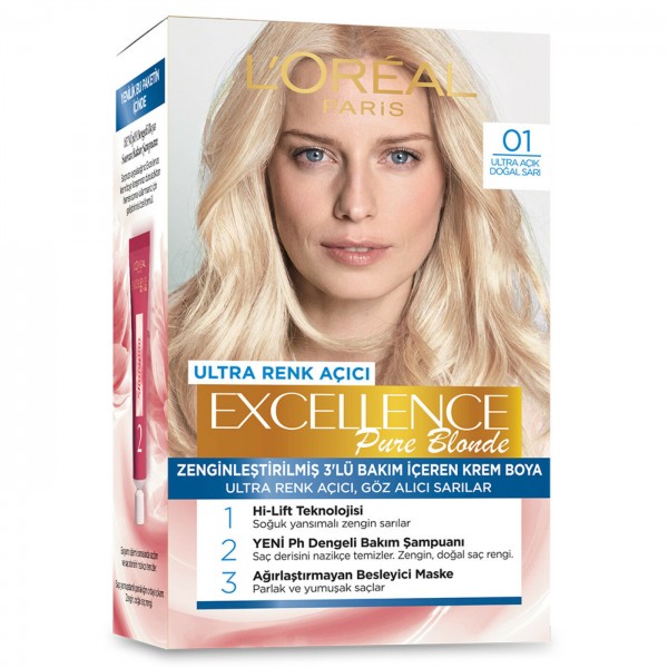 Loreal Paris Excellence Creme Saç Boyası No 01 Blonde Supreme