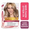Loreal Paris Excellence Creme Saç Boyası Koyu Sarı Küllü 8.1