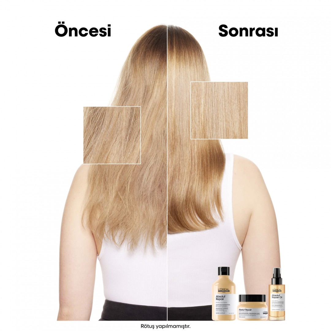 L'Oréal Professionnel Absolut Repair Yıpranmış Saçlar İçin Onarıcı Saç Bakım Kremi 200 ml