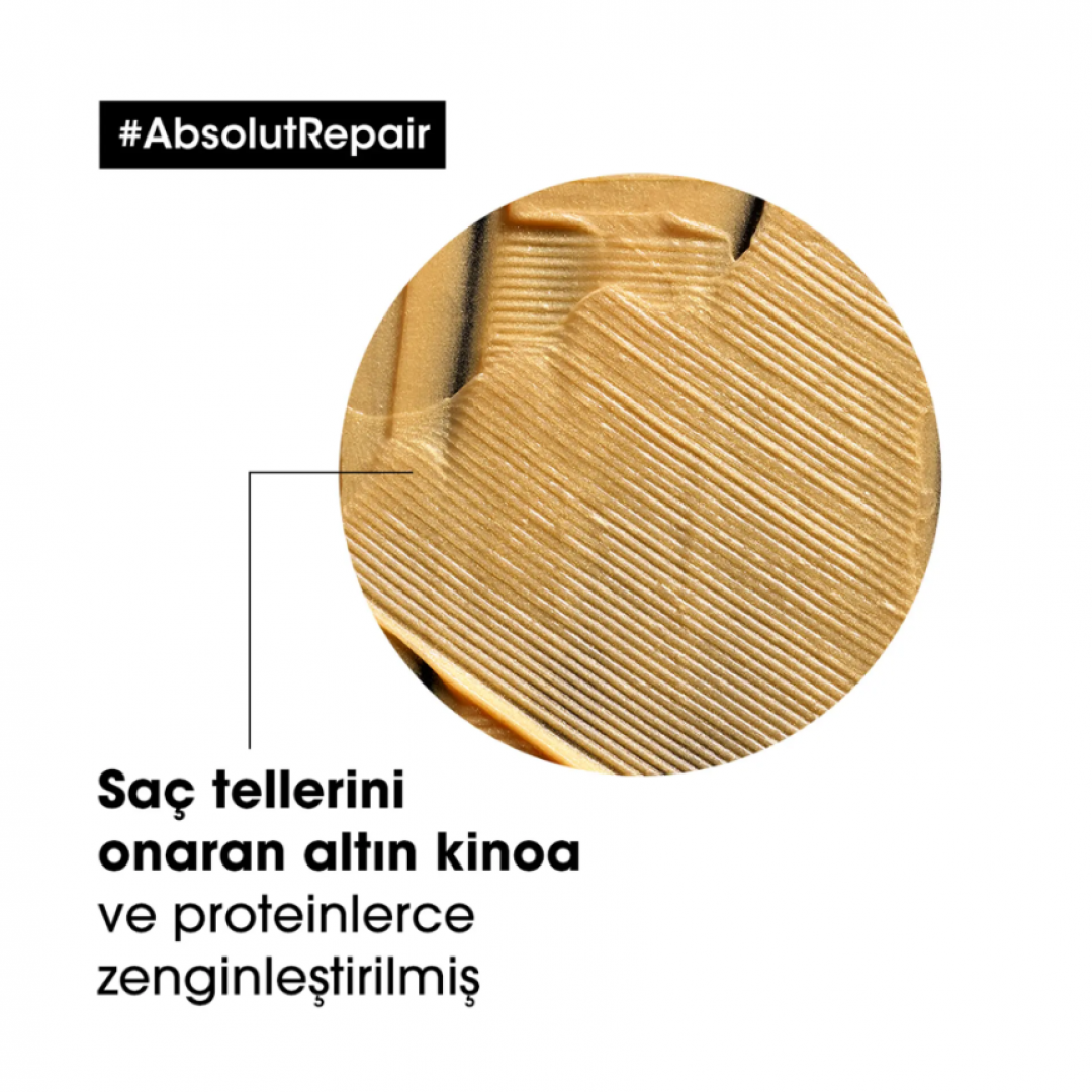 L'Oréal Professionnel Absolut Repair Golden Yıpranmış Saçlar İçin Onarıcı Altın Maske 500 ml