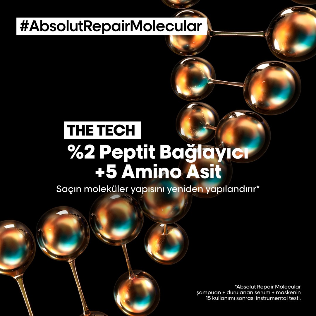 L'Oréal Professionnel Absolut Repair Molecular Arındırıcı Şampuan 500 ml