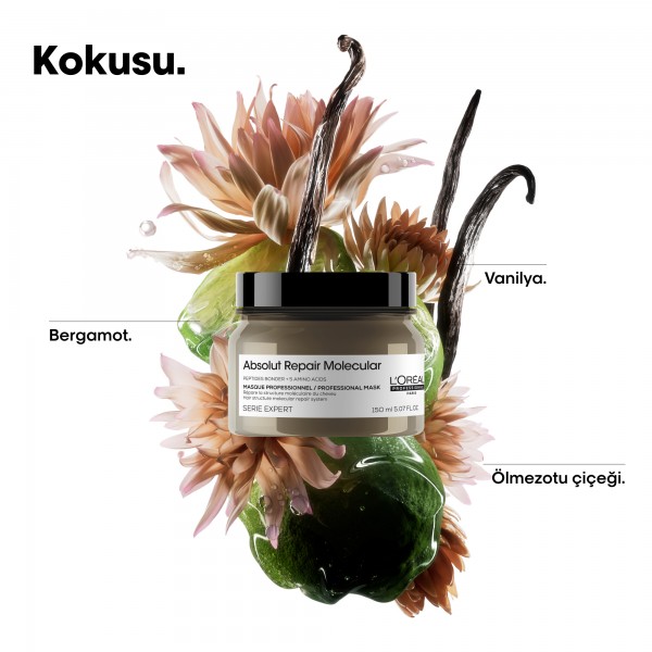 L'Oréal Professionnel Absolut Repair Molecular Profesyonel Saç Maskesi 150 ml