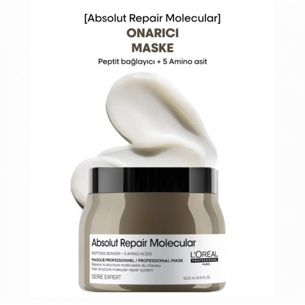 L'Oréal Professionnel Absolut Repair Molecular Profesyonel Saç Maskesi 500 ml