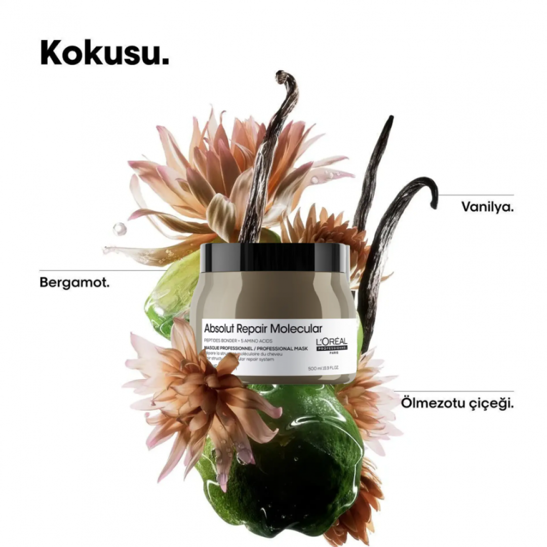 L'Oréal Professionnel Absolut Repair Molecular Profesyonel Saç Maskesi 500 ml