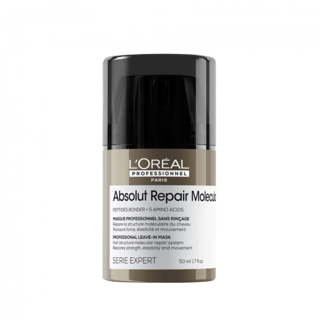 L'Oréal Professionnel Absolut Repair Molecular Durulanmayan Saç Maskesi 50 ml