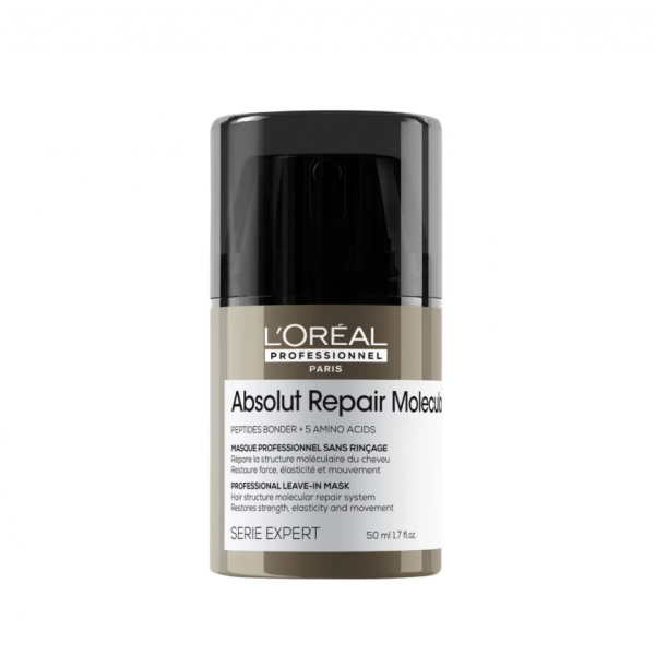 L'Oréal Professionnel Absolut Repair Molecular Durulanmayan Saç Maskesi 50 ml