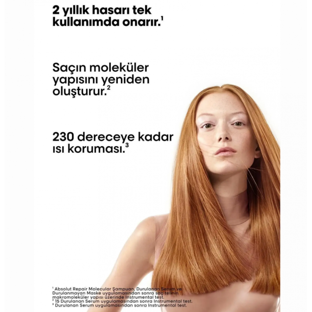L'Oréal Professionnel Absolut Repair Molecular Durulanmayan Saç Maskesi 100 ml L'Oréal Professionnel Absolut Repair Molecular Durulanmayan Saç Maskesi 100 ml