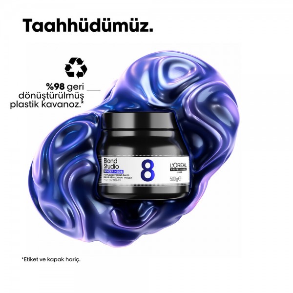 L'Oréal Professionnel Paris Blond Studio 8 Bonder Inside Purple Saç Açıcı Balm 500 Gr L'Oréal Professionnel Paris Blond Studio 8 Bonder Inside Purple Saç Açıcı Balm 500 Gr